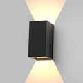LED Wandleuchte Innen Wandlampe - Wandbeleuchtung Aussen Schwarz Aussenlampe 5W Außenlampe Up Down Wandstrahler IP65 Außenwandleuchte 3000K Warmweiß für Hauswand Treppenhaus Garten Flur